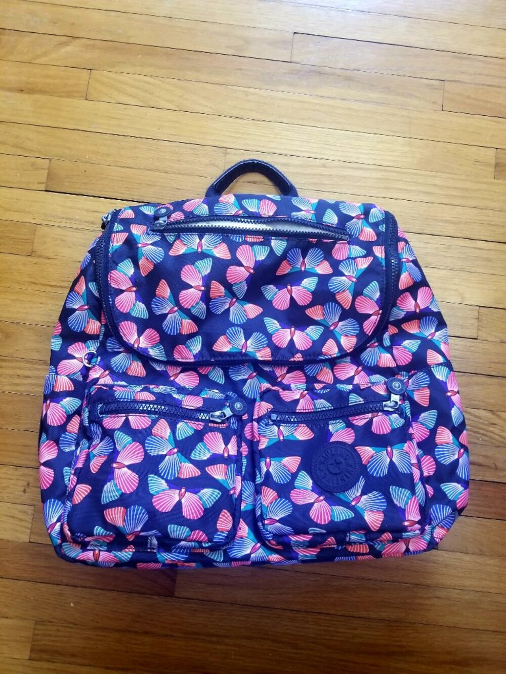 Kipling Butterfly Multi-Pocket Back Pack - Picture 8 of 8